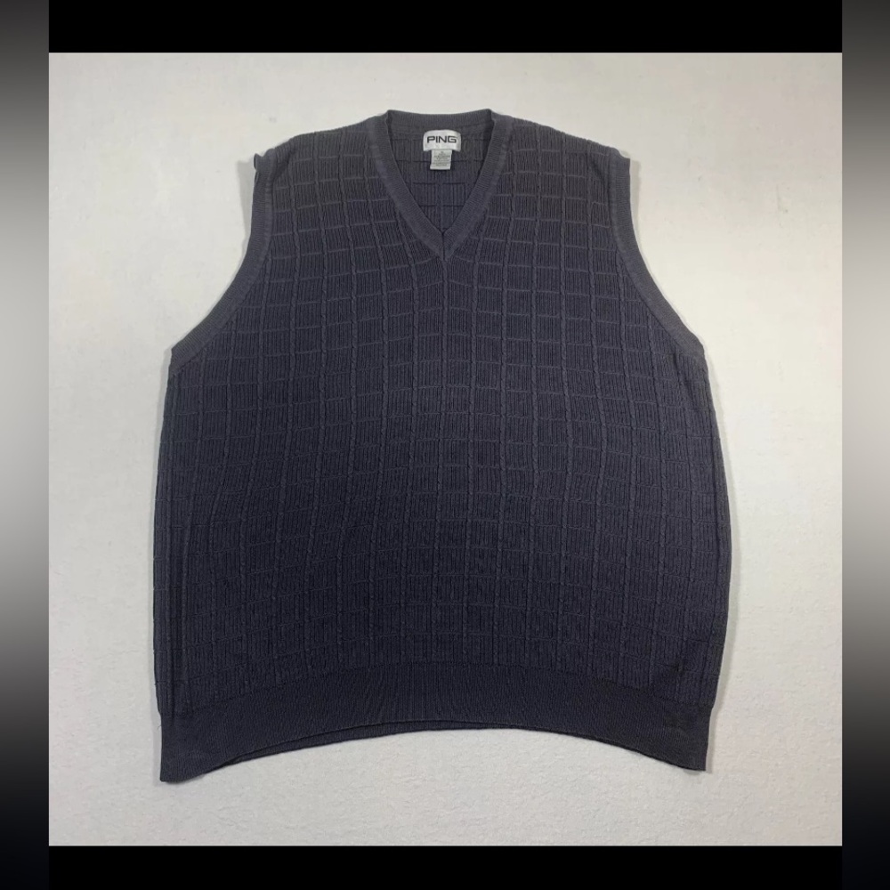 Ping Collection Vest Adult X-Large‎ V-Neck Sleeveless Pullover Golf Sweater Mens
